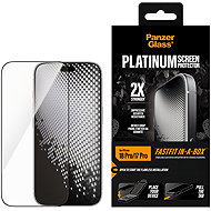 PanzerGlass Platinum for Apple iPhone 18 Pro/17 Pro with Dust-Free Installation Box - Glass Screen Protector