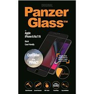 PanzerGlass Edge-to-Edge Privacy Apple iPhone 6/6s/7/8 készülékhez, fekete CamSlider-rel - Üvegfólia