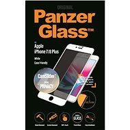 PanzerGlass Edge-to-Edge Privacy for Apple iPhone 6 Plus/6s Plus/7 Plus/8 Plus White with CamSlider - Glass Screen Protector