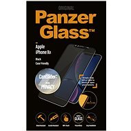 PanzerGlass Edge-to-Edge Privacy Apple iPhone XR készülékhez, fekete, CamSliderrel - Üvegfólia