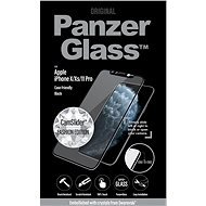 PanzerGlass Edge-to-Edge iPhone X/Xs/11 Pro-hoz, fekete, Swarovski CamSlider - Üvegfólia