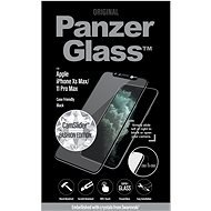 PanzerGlass Edge-to-Edge iPhone Xs Max/11 Pro Max-hoz, fekete, Swarovski CamSlider - Üvegfólia