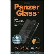 PanzerGlass Edge-to-Edge Privacy Antibacterial 6,1"-es Apple iPhone-hoz, fekete - Üvegfólia