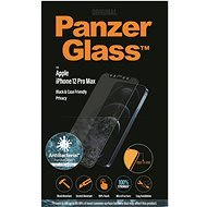 PanzerGlass Edge-to-Edge Privacy Antibacterial for Apple iPhone 12 Pro Max, Black - Glass Screen Protector