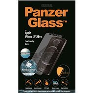 PanzerGlass Edge-to-Edge Antibacterial pro Apple iPhone 12/12 Pro černé s Anti-Glare vrstvou - Ochranné sklo
