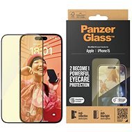 PanzerGlass Apple iPhone 15 üvegfólia - AntiBlue, tükröződésmentes + felhelyező keret - Üvegfólia