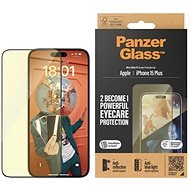 PanzerGlass Apple iPhone 15 Plus AntiRex & AntiBlue mit Einbaurahmen - Schutzglas