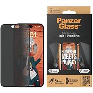 PanzerGlass Privacy Apple iPhone 15 Plus mit Einbaurahmen - Schutzglas