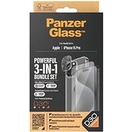 PanzerGlass Bundle 3v1 Apple iPhone 15 Pro (PG sklo + HardCase D30 + Camera Protector) - Glass Screen Protector