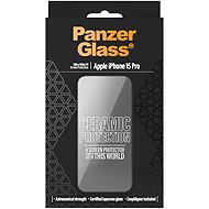 PanzerGlass Ceramic Apple iPhone 15 Pro with installation frame - Glass Screen Protector