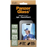 PanzerGlass Aluminum Apple iPhone 16/15 with installation frame - Glass Screen Protector