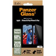 PanzerGlass Privacy Apple iPhone 16 Plus/15 Plus with installation frame - Glass Screen Protector