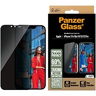 PanzerGlass Privacy Apple iPhone 17e/16e/14/13/13 Pro with installation frame - Glass Screen Protector