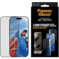 PanzerGlass Privacy Apple iPhone 17/16 Pro with dust-free application box - Glass Screen Protector
