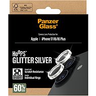 PanzerGlass Hoops Apple iPhone 17/16/16 Plus shimmering silver - Camera Glass