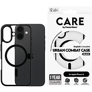 PanzerGlass CARE cover Apple iPhone 16 MagSafe Combat black/black + warranty against yellowing - Phone Cover