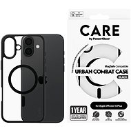 PanzerGlass CARE cover Apple iPhone 16 Plus MagSafe Combat black / black + warranty against yellowin - Phone Cover