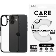 PanzerGlass CARE cover Apple iPhone 16 Combat black + warranty against yellowing - Phone Cover