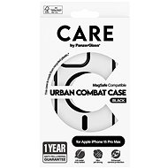 PanzerGlass CARE cover Apple iPhone 15 Pro Max MagSafe Urban Combat black/black - Phone Cover