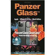 PanzerGlass ClearCase Antibacterial for Apple iPhone 12/iPhone 12 Pro, Black Edition - Phone Cover