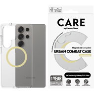 PanzerGlass CARE cover Samsung Galaxy S25 Ultra Urban Combat clear / yellow-green QI (Chardonnay) - Phone Cover