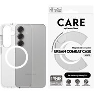 PanzerGlass CARE cover Samsung Galaxy S25 Urban Combat clear/white QI - Phone Cover