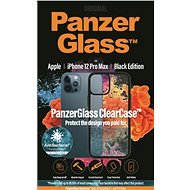PanzerGlass ClearCase Antibacterial for Apple iPhone 12 Pro Max, Black Edition - Phone Cover