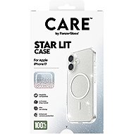 PanzerGlass CARE cover Apple iPhone 17 Star Lit glitter/white MagSafe - Phone Cover