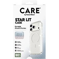 PanzerGlass CARE cover Apple iPhone 17 Pro Max Star Lit glitter/white MagSafe - Phone Cover