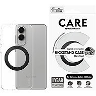 PanzerGlass CARE cover Samsung Galaxy S25 Edge clear/black Kickstand QI - Phone Cover