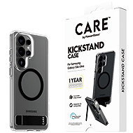 PanzerGlass CARE cover for Samsung Galaxy S26 Ultra clear/black Kickstand Qi + 1-year anti-yellowing warranty - Phone Cover