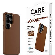 PanzerGlass CARE cover Samsung Galaxy S26 Ultra SOLO Qi brown vegan leather - Phone Cover