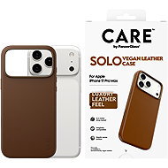 PanzerGlass CARE cover Apple iPhone 17 Pro Max SOLO MagSafe brown vegan leather - Phone Cover