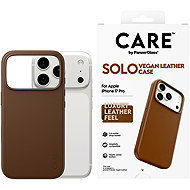 PanzerGlass CARE cover Apple iPhone 17 Pro SOLO MagSafe brown vegan leather - Phone Cover