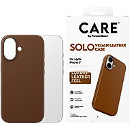 PanzerGlass CARE cover Apple iPhone 17 SOLO MagSafe brown vegan leather - Phone Cover