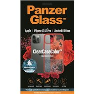 PanzerGlass ClearCase Antibacterial for Apple iPhone 12/12 Pro (Red - Mandarin Red) - Phone Cover