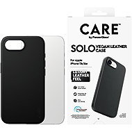 PanzerGlass CARE kryt Apple iPhone 17e/16e SOLO MagSafe černá veganská kůže - Phone Cover