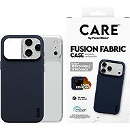 PanzerGlass CARE kryt Apple iPhone 18 Pro Max/17 Pro Max Fusion Fabric MagSafe modrý (Woven Case) - Phone Cover