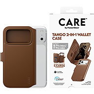 PanzerGlass CARE pouzdro Apple iPhone 18 Pro Max/17 Pro Max Tango 2v1 Wallet MagSafe hnědé - Phone Cover
