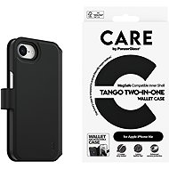 PanzerGlass CARE case Apple iPhone 17e/16e MagSafe Wallet 2in1 black - Phone Case