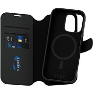 PanzerGlass CARE case Apple iPhone 16 Pro MagSafe Wallet 2in1 black - Phone Cover
