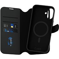 PanzerGlass CARE case Apple iPhone 16 Plus MagSafe Wallet 2in1 black - Phone Cover
