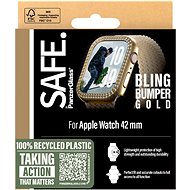 PanzerGlass SAFE Apple Watch 10 42mm bumper glitter gold bezel - Protective Watch Cover