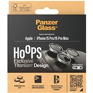 PanzerGlass HoOps Apple iPhone 15 Pro/15 Pro Max kamera védő gyűrű - natúr titán - Kamera védő fólia