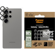 PanzerGlass Hoops Samsung Galaxy S25 Ultra black protective rings for the camera lens - Camera Glass