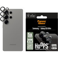 PanzerGlass Hoops Ceramic Samsung Galaxy S25 Ultra black protective rings for the camera lens - Camera Glass