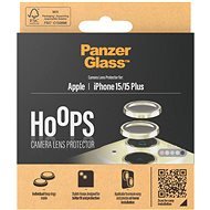 PanzerGlass HoOps Apple iPhone 15/15 Plus kamera védő gyűrű - sárga alumínium - Kamera védő fólia
