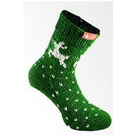 Socks from grandma Green hand knitted size. M - Charity
