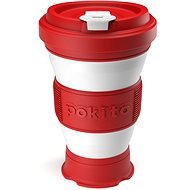 POKITO Collapsible Coffee Cup 3-in-1, Cherry - Mug