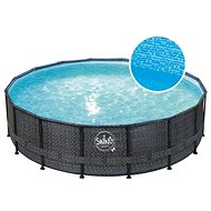 POLYGROUP Swing frame pool 4,27 × 1,07m - RATAN motif - Pool